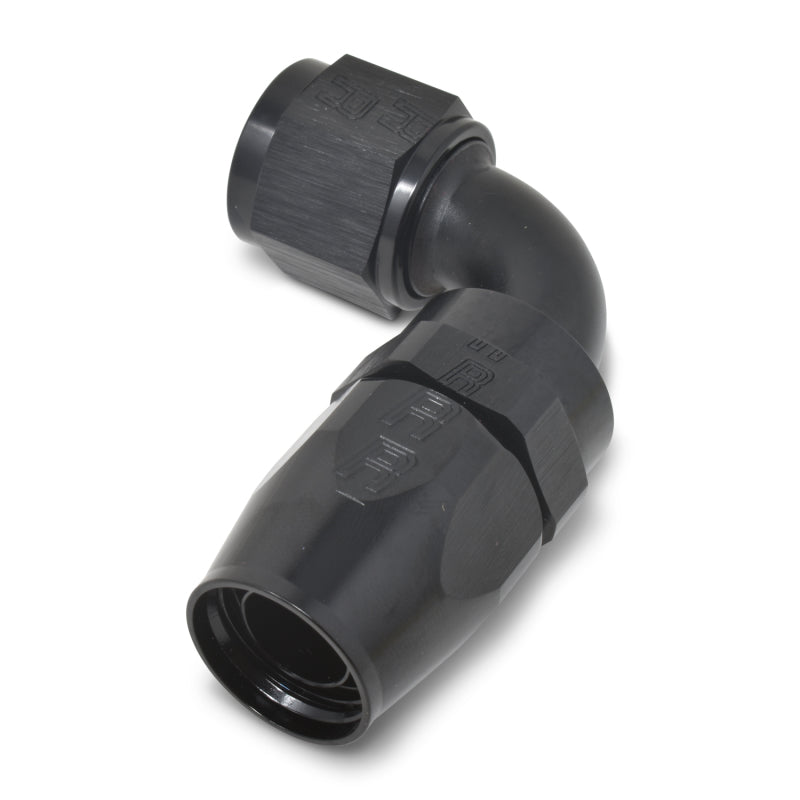 Russell Performance -6 AN Black 90 Degree Full Flow Hose End Russell Fittings  AXOPROS