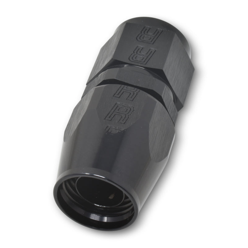 Russell Performance -6 AN Black Straight Full Flow Hose End Russell Fittings  AXOPROS