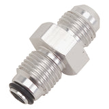 Russell Performance -6 AN (male to 11/16in-18 O-ring seal) Power Steering Adapter. Clear anodized Russell Fittings  AXOPROS