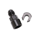Russell Performance -6 AN Male to 5/16in SAE Quick-Disconnect Female (Black Single) Russell Fittings  AXOPROS