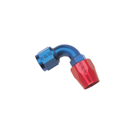 Russell Performance -6 AN Red/Blue 90 Degree Full Flow Hose End Russell Fittings  AXOPROS