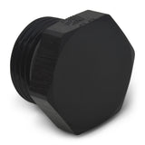 Russell Performance -6 AN Straight Thread Plug (Black) Russell Fittings  AXOPROS
