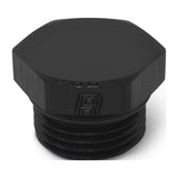 Russell Performance -6 AN Straight Thread Plug (Black) Russell Fittings  AXOPROS