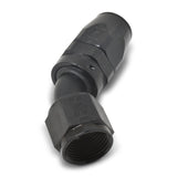 Russell Performance -8 AN Black 45 Degree Full Flow Hose End Russell Fittings  AXOPROS