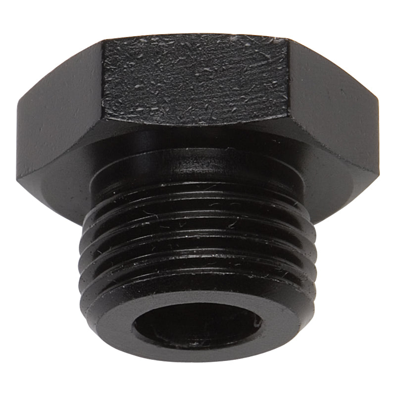 Russell Performance -8 AN Straight Thread Plug (Black) Russell Fittings  AXOPROS