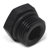 Russell Performance -8 AN Straight Thread Plug (Black) Russell Fittings  AXOPROS