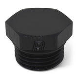 Russell Performance -8 AN Straight Thread Plug (Black) Russell Fittings  AXOPROS