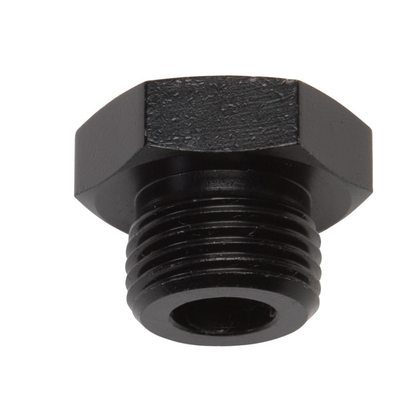 Russell Performance -8 AN Straight Thread Plug (Black) Russell Fittings  AXOPROS