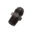 Russell Performance -8 AN to 3/8in NPT Straight Flare to Pipe (Black) Russell Fittings  AXOPROS