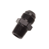 Russell Performance -8 AN to 3/8in NPT Straight Flare to Pipe (Black) Russell Fittings  AXOPROS