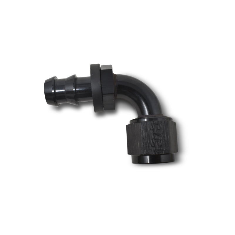 Russell Performance -8 AN Twist-Lok 90 Degree Hose End (Black) Russell Fittings  AXOPROS
