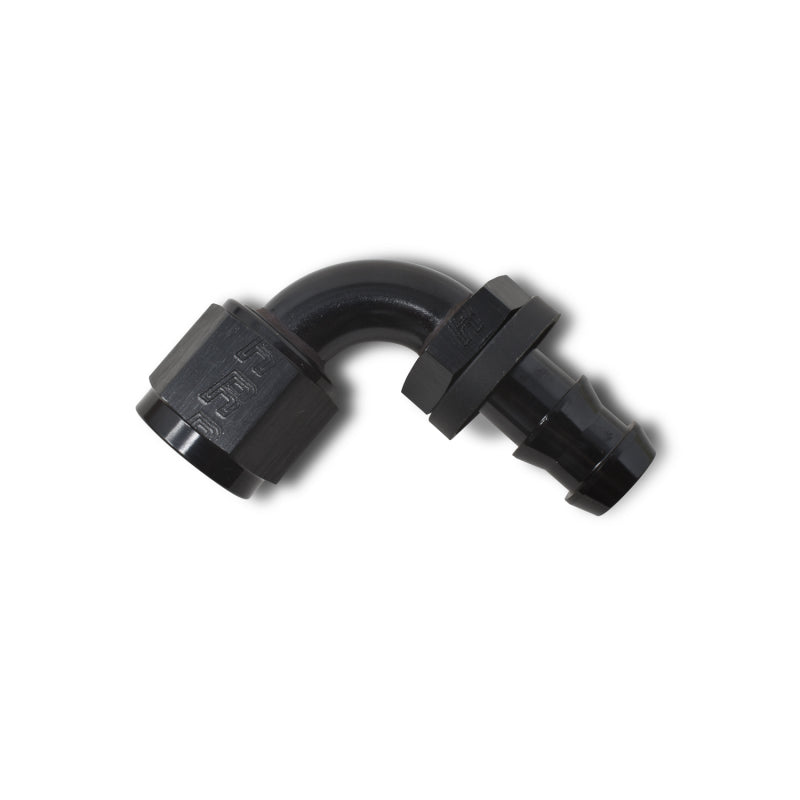 Russell Performance -8 AN Twist-Lok 90 Degree Hose End (Black) Russell Fittings  AXOPROS