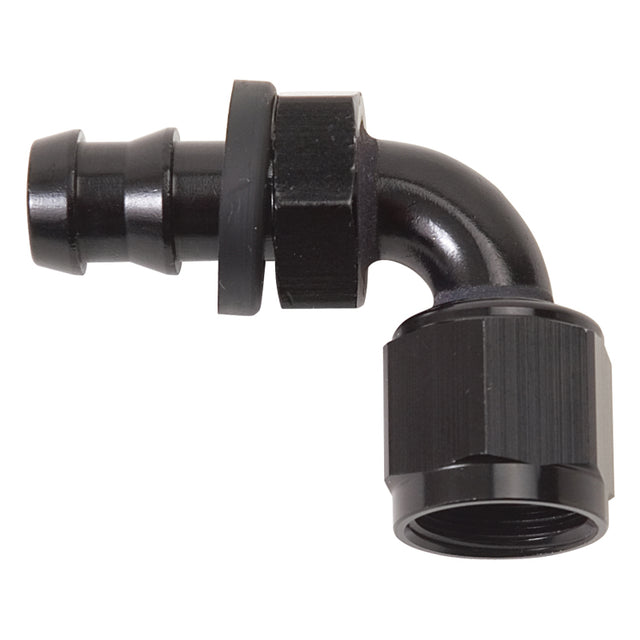 Russell Performance -8 AN Twist-Lok 90 Degree Hose End (Black) Russell Fittings  AXOPROS