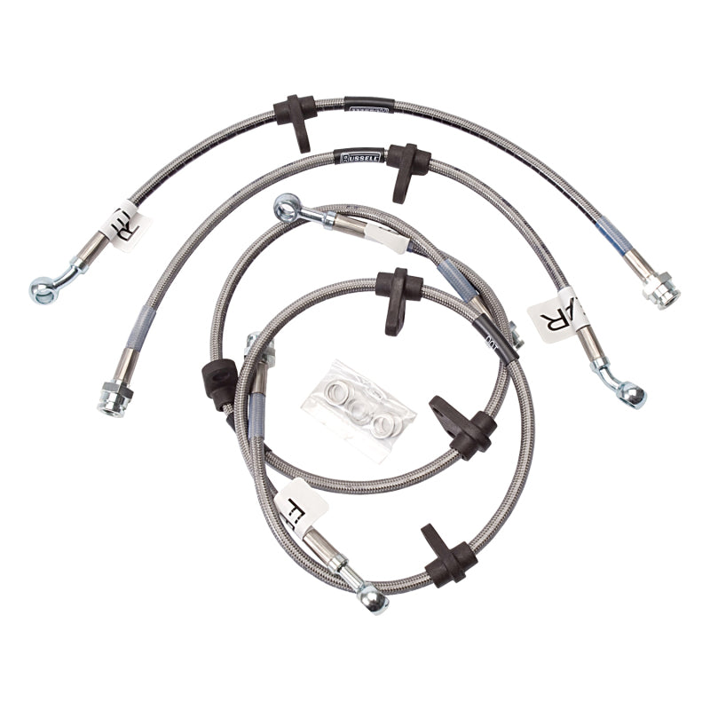 Russell Performance 92-95 Honda Civic (All with rear discs/ no ABS) Brake Line Kit Russell Brake Line Kits  AXOPROS