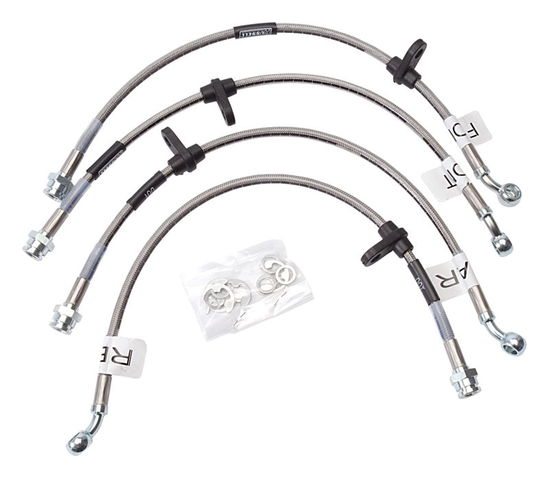 Russell Performance 99-02 Honda Civic Coupe Si Brake Line Kit Russell Brake Line Kits  AXOPROS