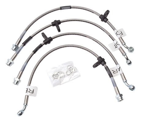 Russell Performance 99-02 Honda Civic Coupe Si Brake Line Kit Russell Brake Line Kits  AXOPROS