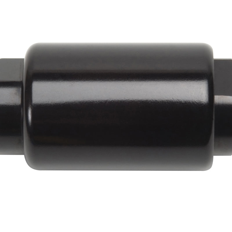Russell Performance Black Anodized (3-1/4in Length 1-1/4in dia. -8 male inlet/outlet) Russell Fuel Filters  AXOPROS