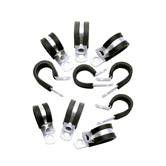 Russell Performance Cushion Clamps - Holds -6 AN Hose (10 pcs.) Russell Clamps  AXOPROS
