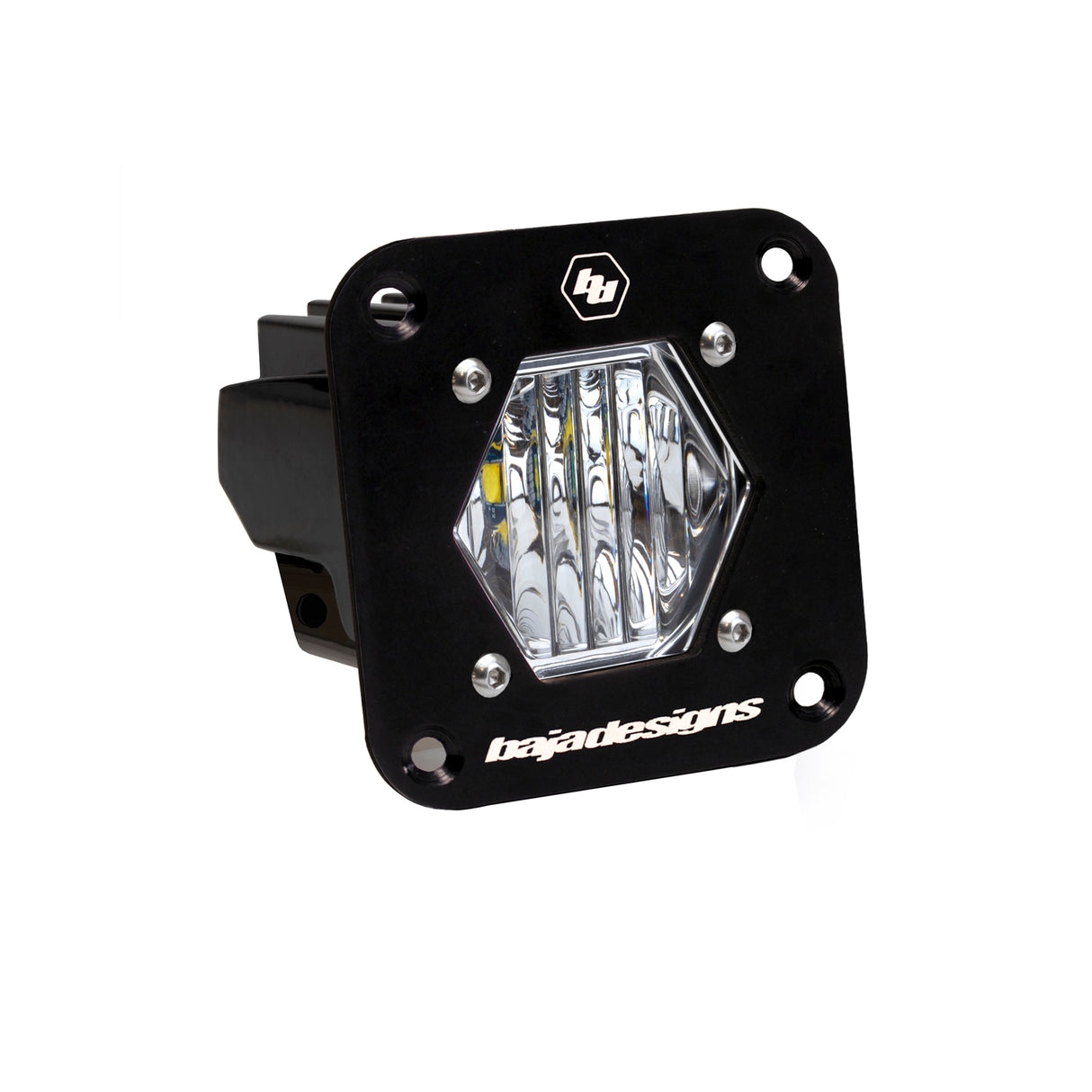 S1 Black Flush Mount Auxiliary Light Pod Baja Designs Auxiliary Light  AXOPROS