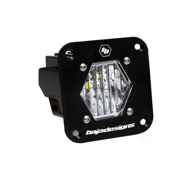 S1 Black Flush Mount Auxiliary Light Pod Baja Designs Auxiliary Light  AXOPROS
