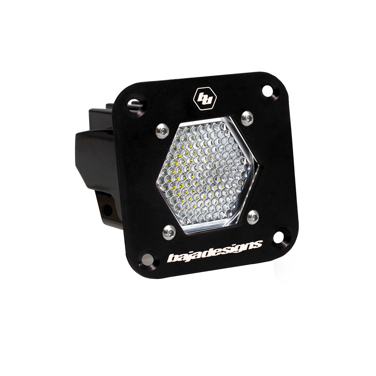 S1 Black Flush Mount Auxiliary Light Pod Baja Designs Auxiliary Light  AXOPROS