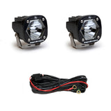 S1 Black Laser Auxiliary Light Pod Pair Baja Designs Auxiliary Light  AXOPROS