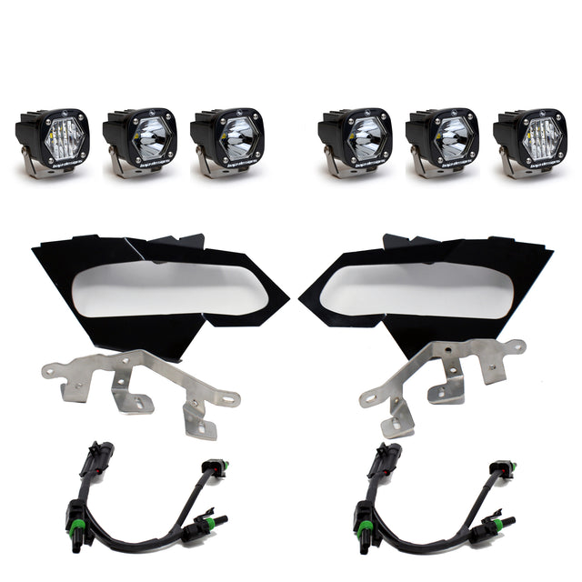 S1 Triple LED Headlight Kit Baja Designs Headlight Conversion Kit  AXOPROS