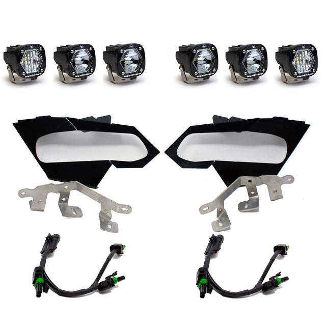 S1 Triple LED/Laser Headlight Kit Baja Designs Headlight Conversion Kit  AXOPROS