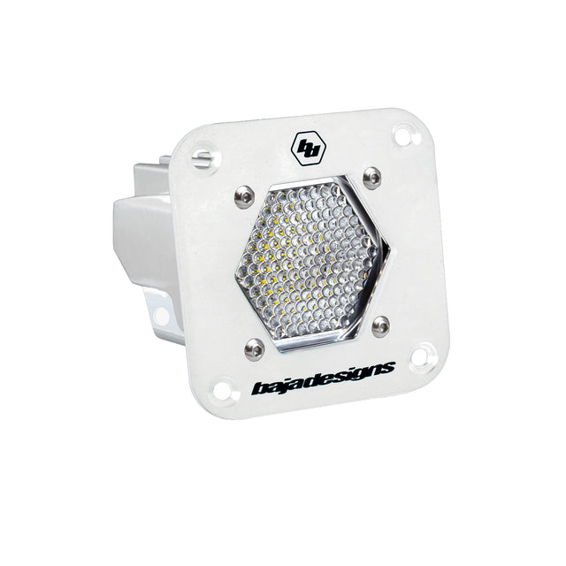 S1 White Flush Mount Auxiliary Light Pod Baja Designs Auxiliary Light  AXOPROS