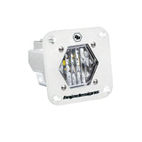 S1 White Flush Mount Auxiliary Light Pod Baja Designs Auxiliary Light  AXOPROS