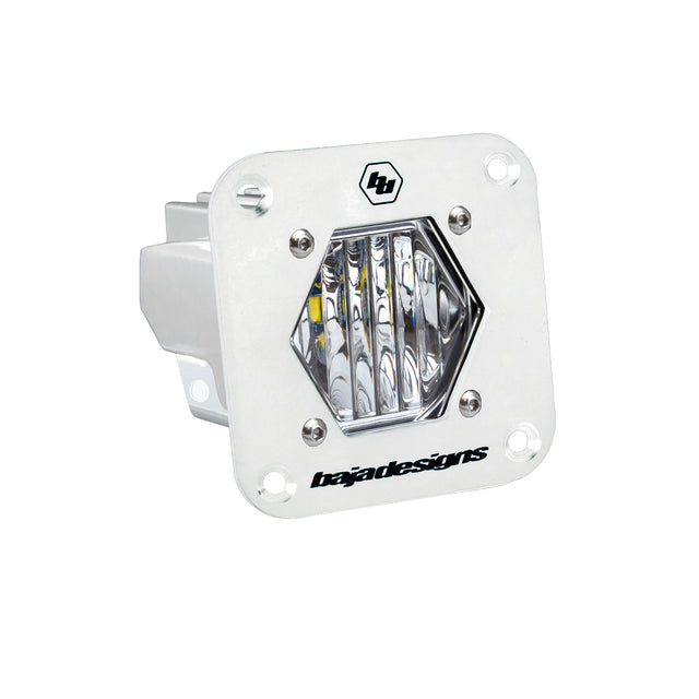 S1 White Flush Mount Auxiliary Light Pod Baja Designs Auxiliary Light  AXOPROS