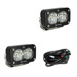 S2 Pro Black LED Auxiliary Light Pod Pair Baja Designs Auxiliary Light  AXOPROS