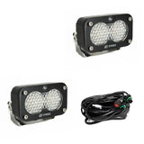 S2 Pro Black LED Auxiliary Light Pod Pair Baja Designs Auxiliary Light  AXOPROS