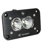 S2 Sport Black Flush Mount LED Auxiliary Light Pod Baja Designs Auxiliary Light  AXOPROS