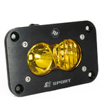 S2 Sport Black Flush Mount LED Auxiliary Light Pod Baja Designs Auxiliary Light  AXOPROS
