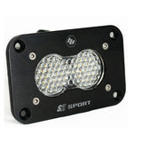S2 Sport Black Flush Mount LED Auxiliary Light Pod Baja Designs Auxiliary Light  AXOPROS
