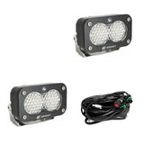 S2 Sport Black LED Auxiliary Light Pod Pair Baja Designs Auxiliary Light  AXOPROS