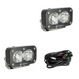S2 Sport Black LED Auxiliary Light Pod Pair Baja Designs Auxiliary Light  AXOPROS