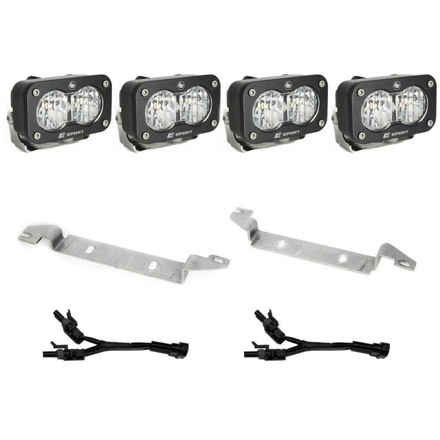 S2 Sport Dual Fog Pocket Light Kit Baja Designs Fog Light Kit  AXOPROS
