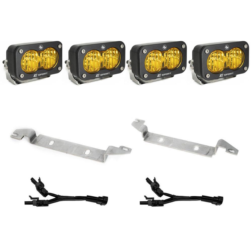S2 Sport Dual Fog Pocket Light Kit Baja Designs Fog Light Kit  AXOPROS