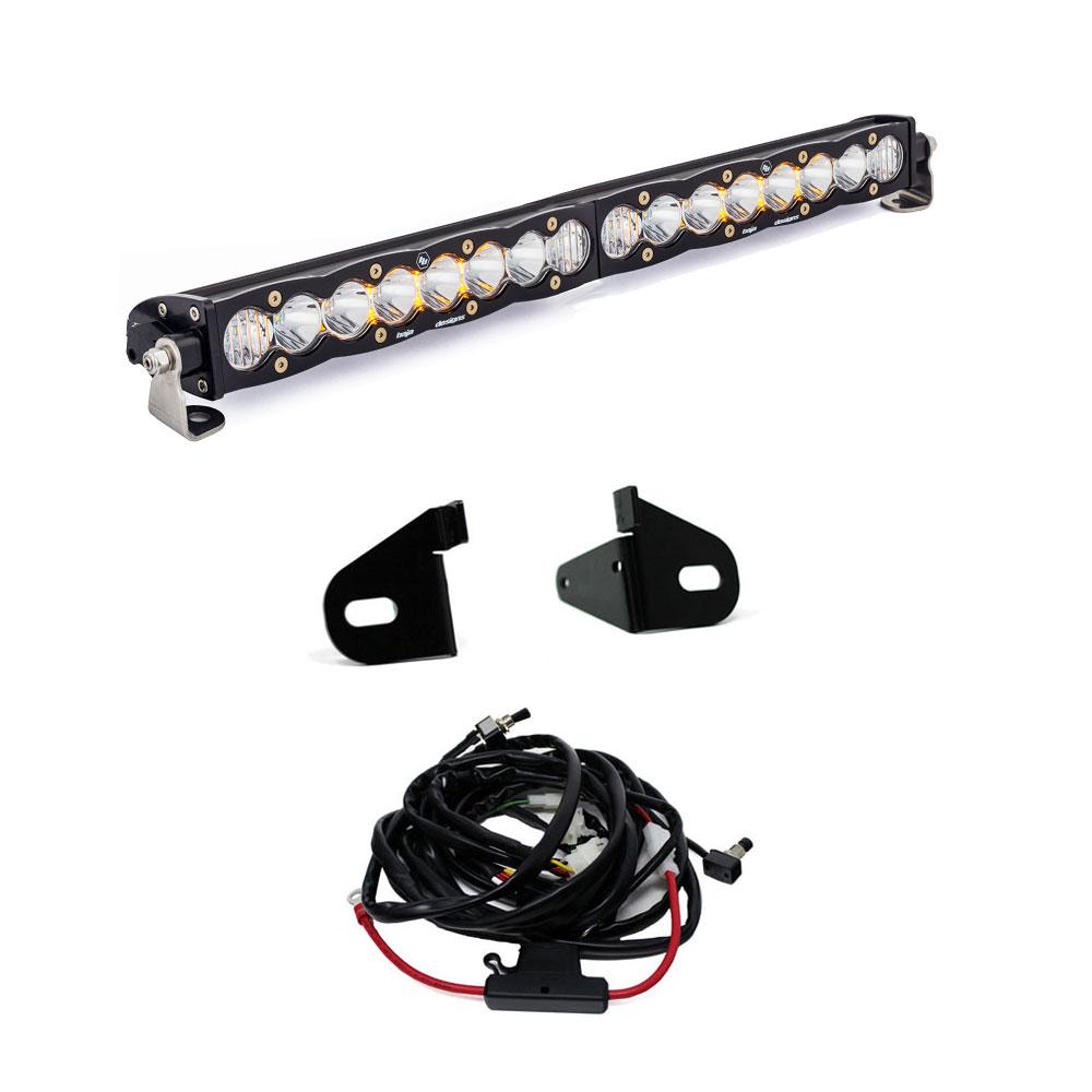 S8 20 Inch Grille Light Kit Baja Designs Light Bar  AXOPROS