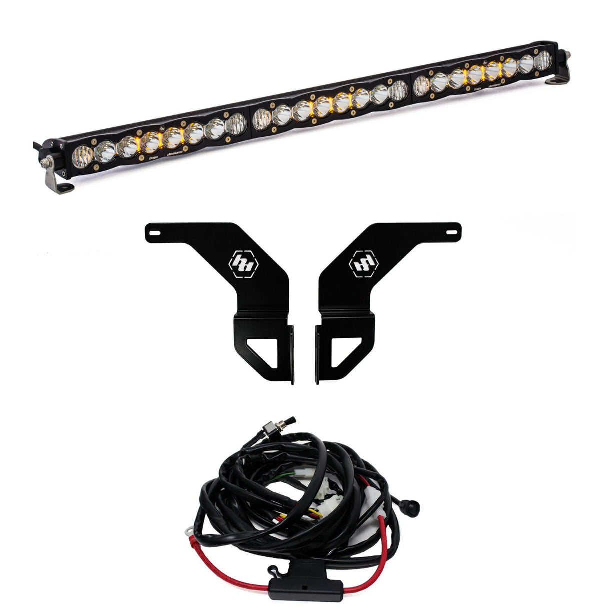 S8 30 Inch Bumper Light Kit Baja Designs Light Bar  AXOPROS
