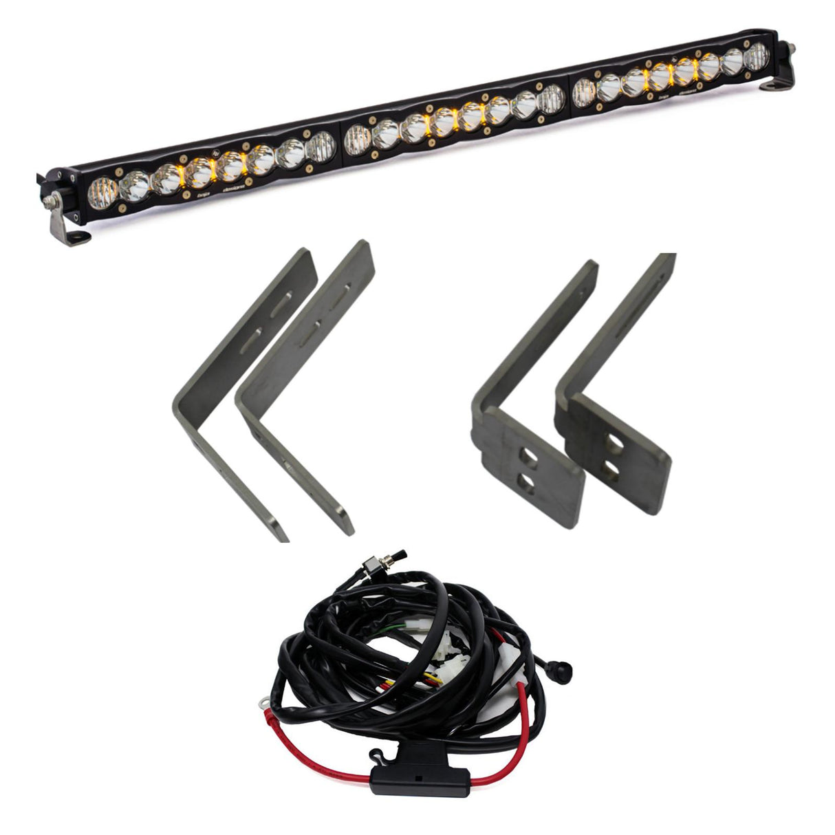 S8 30 Inch Grille Upper Mount Kit Baja Designs Light Bar  AXOPROS
