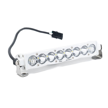 S8 White Straight LED Light Bar Baja Designs Light Bar  AXOPROS