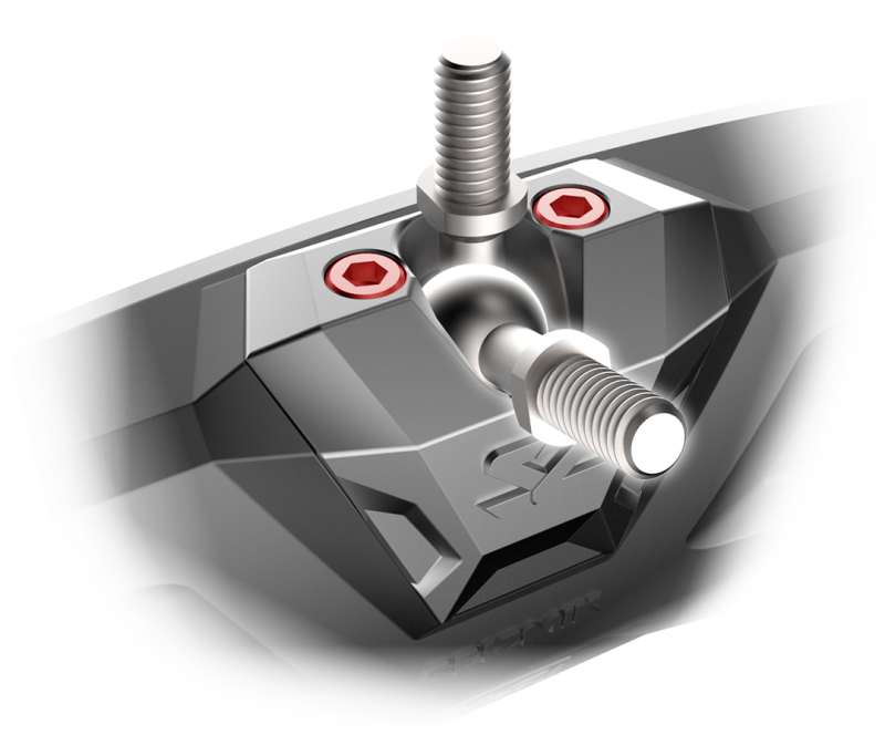 Seizmik 04+ Can Am/ Honda/ Kubota/ Yamaha Halo-RA Rearview Mirror 2 in. Seizmik Rear View Mirrors  AXOPROS