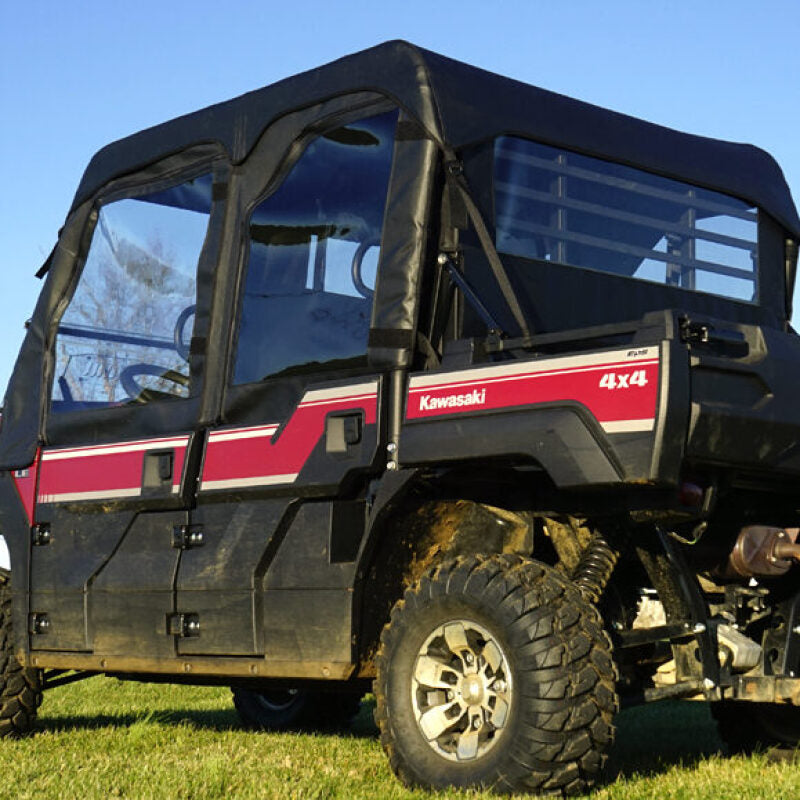 Seizmik 15+ Kawasaki Mule PRO-DXT/FXT Soft Upper Door Kit Seizmik Doors  AXOPROS