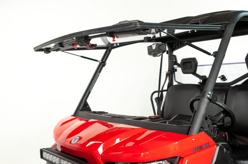 Seizmik 16-23 Can Am Defender HD5-HD10/MAX Windshield Flip Up Vented Seizmik Windshields  AXOPROS