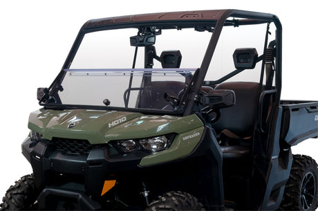 Seizmik 16-23 Can Am Defender HD5-HD10/MAX/XT/PRO Windshield Folding UV1S Poly Seizmik Windshields  AXOPROS