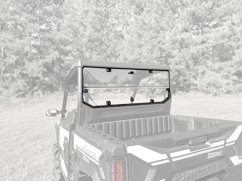 Seizmik 24+ Kawasaki Ridge Rach Rear Folding Windshield- UV Seizmik Windshields  AXOPROS
