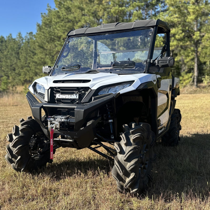 Seizmik 24+ Kawasaki Ridge Ranch Tool Less Windshield - Hardcoated Seizmik Windshields  AXOPROS